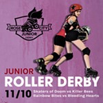 11/10+-+Juniors+Home+Team+DOUBLEHEADER%3A+Skaters+of+Doom+vs+Killer+Bees+%26+Rainbow+Bites+vs+Bleeding+Hearts